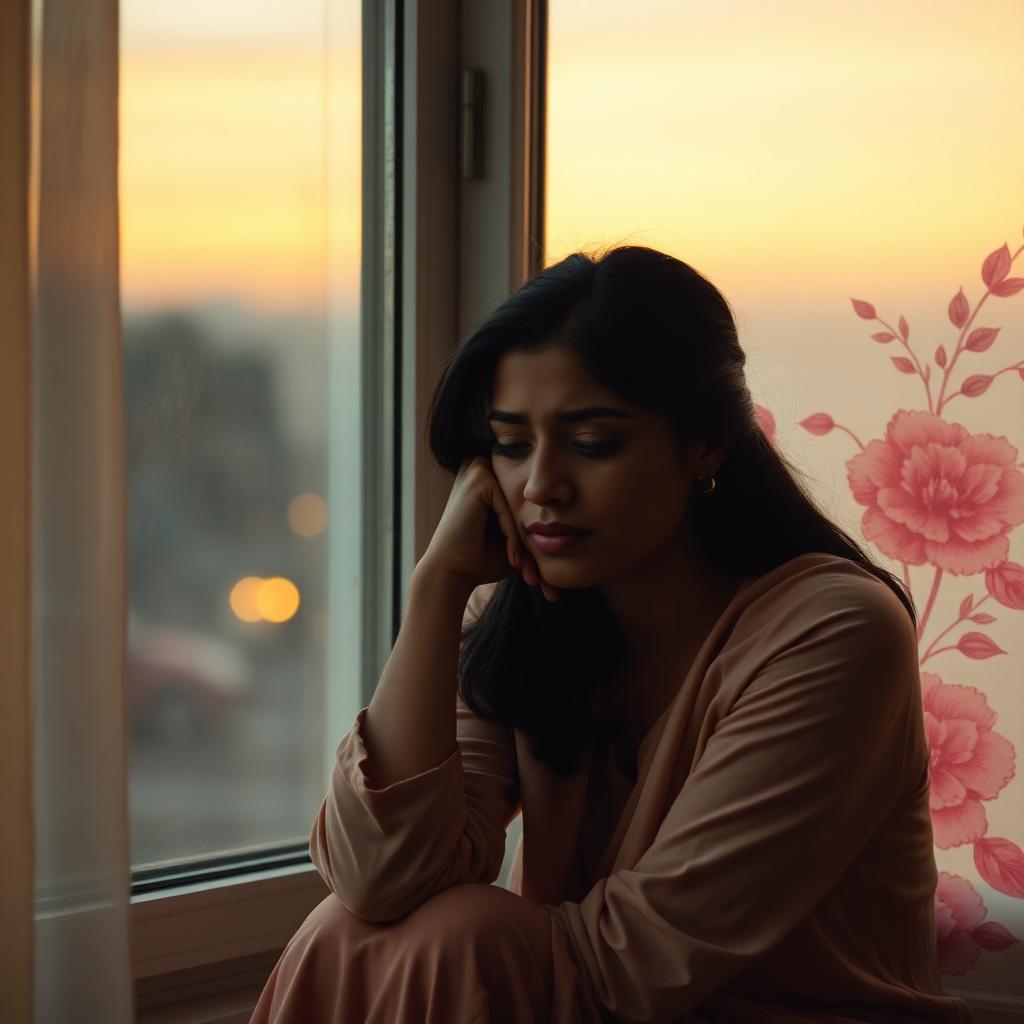 Woman feeling overwhelmed